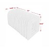 TIRAMISUBEST bench storage foot rest for couch Pet Supplies Corduroy Bench Cat's nest to hide For the Living Room, Entryway and Bedroom - 3 of 4