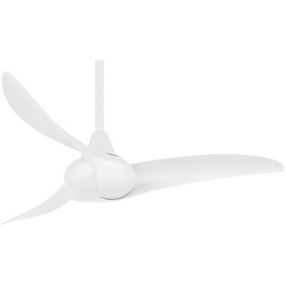 44" Minka Aire Wave White Ceiling Fan with Remote Control