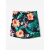 PATPAT Family Matching Solid Scallop Trim Strappy Two-Piece Swimsuit and Allover Floral Print Swim Trunks Shorts - 2 of 4