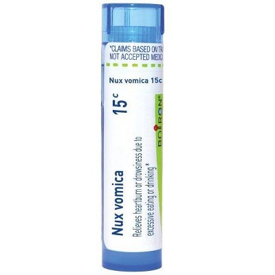 Nux Vomica 15C by Boiron Homeopathic Single Medicine For Digestive  -  80 Pellet