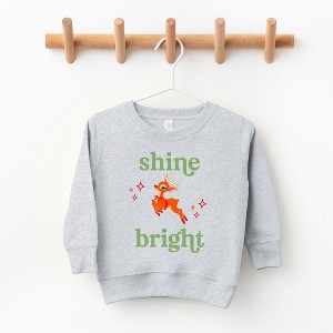 The Juniper Shop Shine Bright Deer Toddler Graphic Sweatshirt - 1 of 2