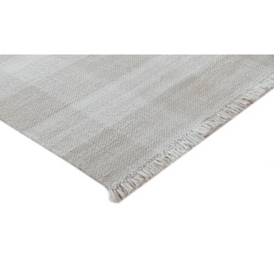 Obeetee Layla Gingham Flatweave Contemporary Indoor/Outdoor Area Rug