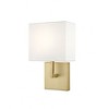 Z-Lite Saxon 1 - Light Wall Light in  Olde Brass - 2 of 4