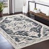 Vintage Rug Non Slip Medallion Floral Textured Accent Rugs  Low Pile Non Shedding Rug for Living Room Bedroom Home Office - 4 of 4