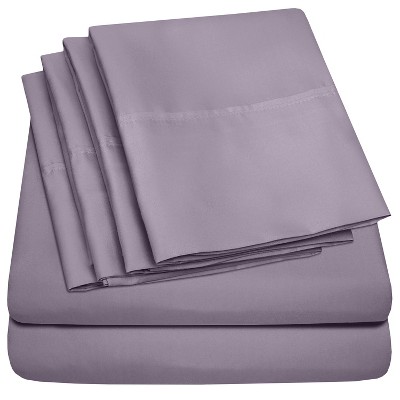 Photo 1 of 6 Piece Sheet Set, Deluxe Ultra Soft 1500 Series, Double Brushed Microfiber by Sweet Home Collection™