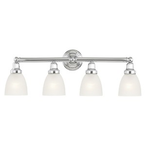 Livex Lighting Classic 4 - Light Vanity in  Polished Chrome - 1 of 4