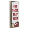Stupell Industries Eat Sleep Play Hard Sports, 15" x 31" - 3 of 4