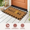 Folkulture Welcome Mats Outdoor | 16 x 28 Inch Eco Friendly Doormats for Front Door Outdoor | Durable & Anti Slip Coir Door Mats for Home Entrance - 3 of 4