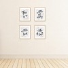 Big Dot of Happiness This is Us - Unframed Family and Living Room Linen Paper Wall Art - Set of 4 - Artisms - 8 x 10 inches - 3 of 4
