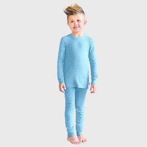 City Threads Boys USA-Made Soft & Cozy Thermal Long Johns 2-Piece Set - Warm Base Layer & Loungewear - 1 of 4