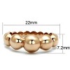 Slickblue Rose Gold Stainless Steel Women's Ring with Polished Finish, No Stone, Size 5-10 - 2 of 4