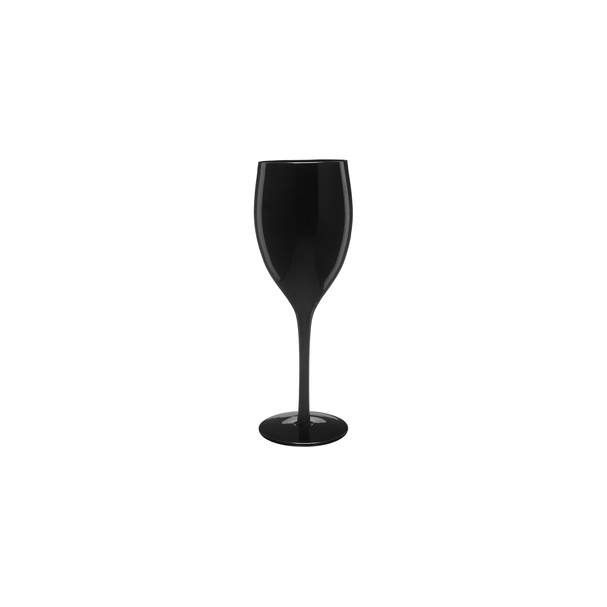 Artland 9oz 4pk Wine Glasses Black