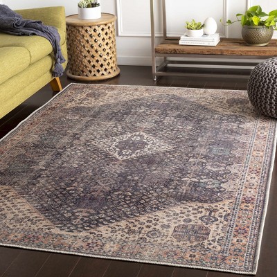 Hauteloom Kittrell Vintage Flat Pile Washable Rug