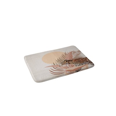 Iveta Abolina Raffi Sun Bath Mat White - Deny Designs