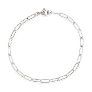 ELYA Women's Small 3.5mm Paperclip Bracelet - 8.5" - 1 of 4