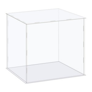 Unique Bargains Acrylic Assembly Dustproof Collectibles Showcase with lid - 1 of 3