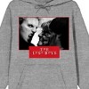 Lost Boys Screenshot Art Long Sleeve Gray Heather Women's Hooded Sweatshirt - 2 of 3