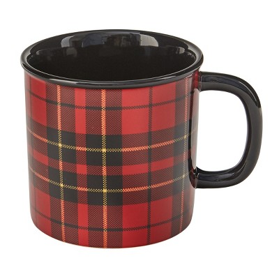 Park Designs Sportsman Plaid Mug Set - Red