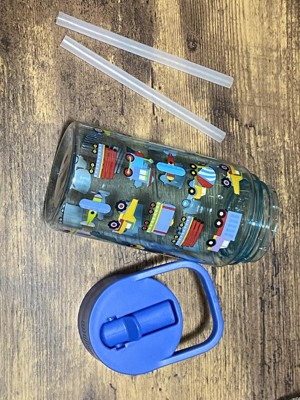 Wildkin Kids 16 Oz Tritan Plastic Water Bottle For Boys & Girls (dinosaur  Land) : Target