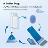 ZOMISIA Dog Poop Bags Rolls - Black-Lined Lavender Dog Waste Bags with Holder, Extra Thick 100% Leakproof, 70% Recycled GRS Certified - 3 of 4