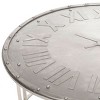 Roman Clock Cocktail Table - Dark Antique Silver - Safavieh - 3 of 3