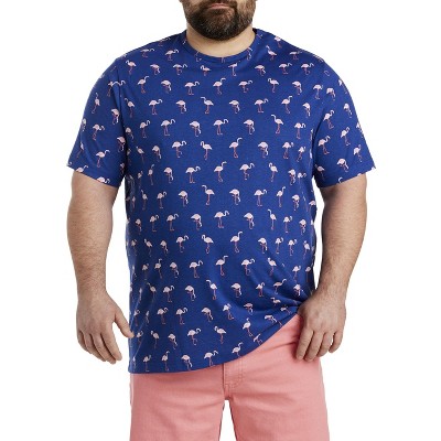 Harbor Bay Flamingo No-Pocket T-Shirt - Men's Big and Tall