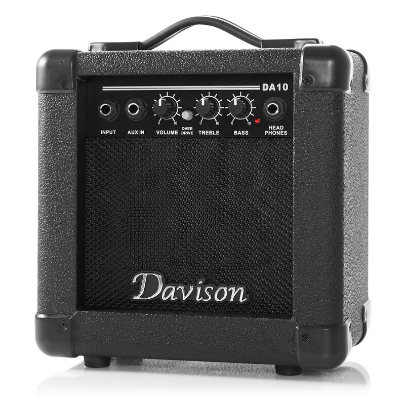 Davison 39-Inch Full-Size Electric Guitar with 10-Watt Amplifier - Includes Padded Gig Bag & Accessories, 5 of 8