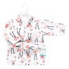 Hudson Baby Unisex Baby Plush Animal Face Bathrobe, Flamingo, 0-9 Months - 2 of 2