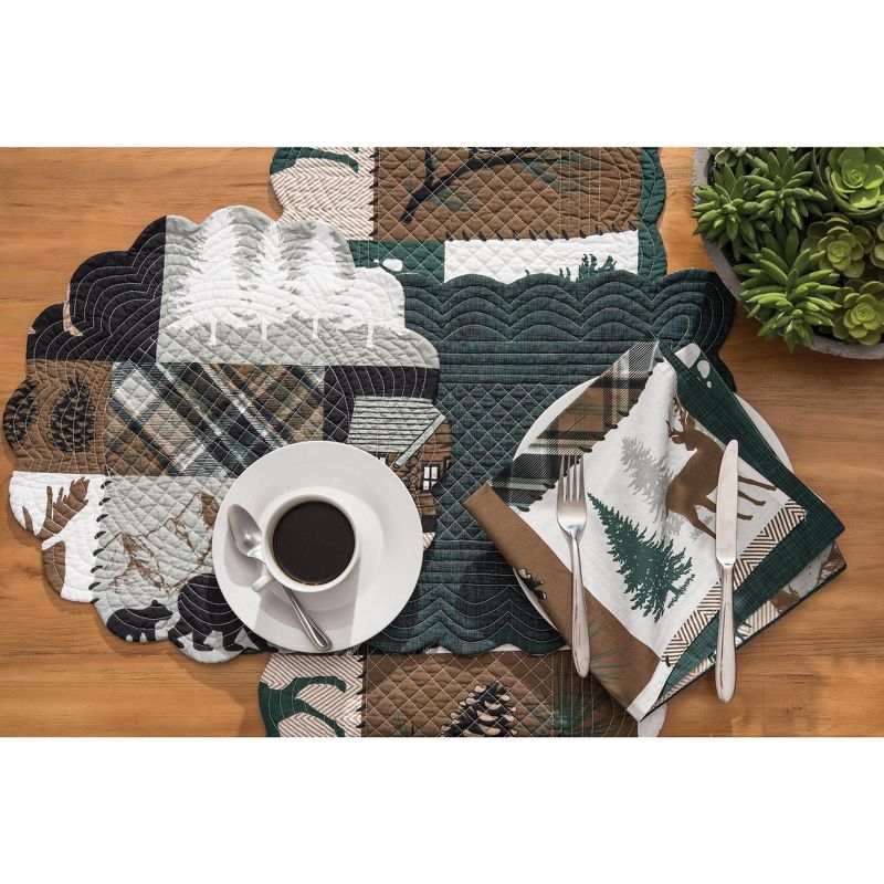 C&F Home 14" x 51" Fletcher Forest Table Runner, 3 of 5
