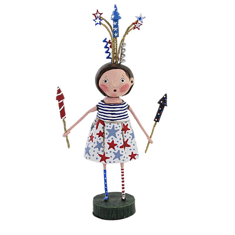 Lori Mitchell 8.5 Inch Putting On A Show Stars Stripes July Fourth Figurines, 1 of 4