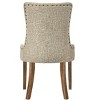 Lyngins Set of 2 Luxury Tufted Dining Chair with Nailhead Trim & Compact Legs, Velvet Upholstered Kitchen Chair, Side Chair for Dining Room - 3 of 4