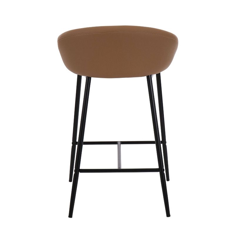 Set of 2 26" Matisse Glam Counter Height Barstools - LumiSource, 6 of 14