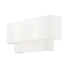 Livex Lighting Claremont 2 - Light Wall Light in  Brushed Nickel - 4 of 4