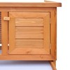vidaXL Rabbit Hutch Bunny Cage with Pull Out Tray Enclosure Solid Pine Wood - 3 of 4