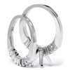 Pompeii3 3/4ct Diamond Engagement Matching Ring Setting Semi Mount - 3 of 4