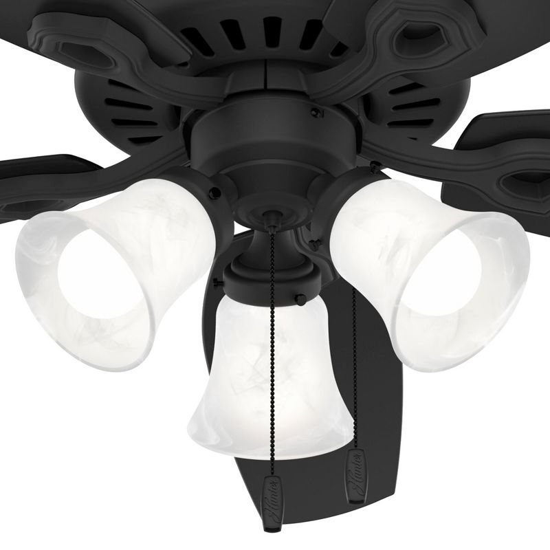 52&#34; Builder Ceiling Fan (Includes LED Light Bulb) Black - Hunter Fan, 5 of 12