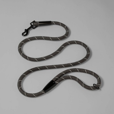 Reflective Rope Dog Leash - Gray - Boots &#38; Barkley&#8482;