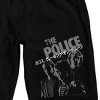 The Police Japanese Characters Men's Black Sleep Pajama Shorts - 2 of 4