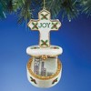 Collections Etc Hand-Painted Trinket Christmas Ornaments of Faith - 3 of 3