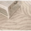 Hauteloom Beige Manteca Zebra Print Area Rug - 4 of 4