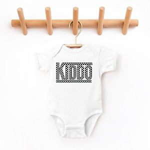 The Juniper Shop Kiddo Checkered Baby Bodysuit - 1 of 3