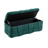 NicBex Storage Bench Ottoman with Storage Padded Footstool with Safety Hinge for Bedroom, Entryway - 2 of 4