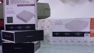 Heather Fern Green Water-Resistant Outdoor Cushion Cover