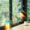 Unique Bargains Window Stickers Non-Adhesive Reusable Rainbow Transparent 1Pc - 2 of 4