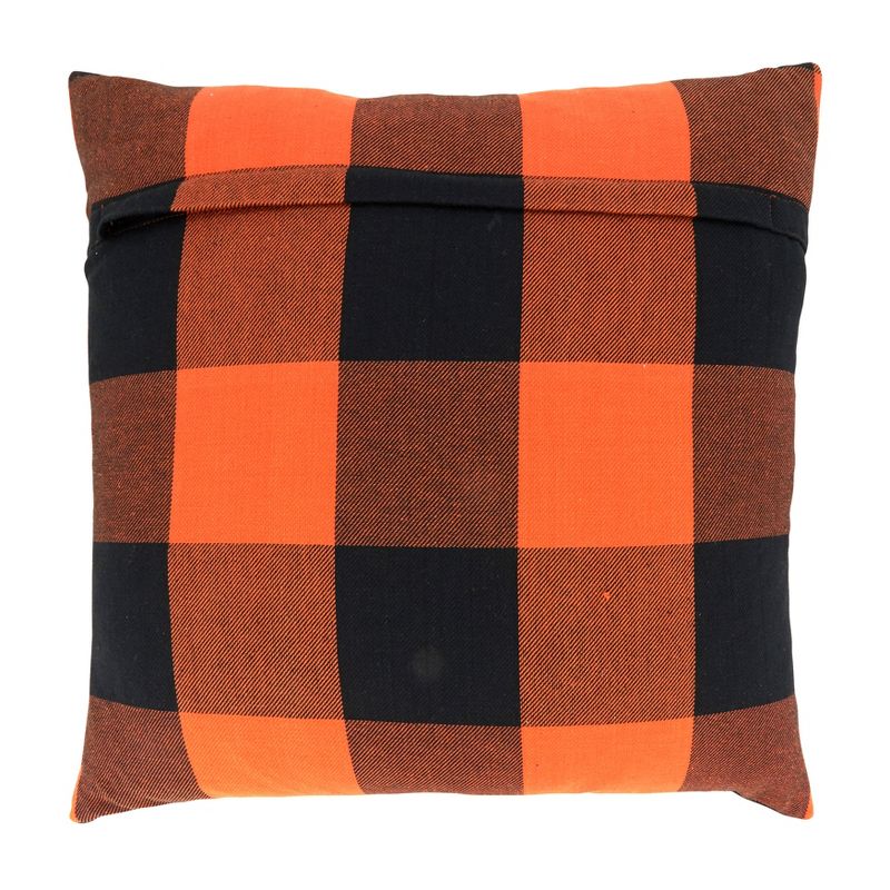 Saro Lifestyle Saro Lifestyle Cotton Pillow Cover With Buffalo Plaid Design, 2 of 4