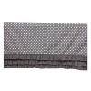 Bacati - MixNMatch Gray frills on bottom Crib/Toddler ruffles/skirt - 4 of 4