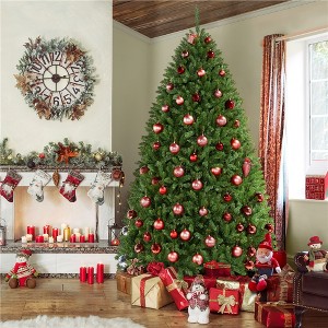 Yaheetech 6Ft/7.5Ft Ultra-Thick Artificial Christmas Tree with Foldable Stand - 1 of 4