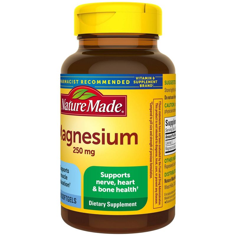 Nature Made Magnesium 250 mg Softgels - 90ct, 6 of 9