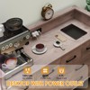 8 Drawer Dresser for Bedroom with LED Light and Charging Station, Modern Wide Chest of Drawers with Open Storage for Living Room or Entryway - 4 of 4