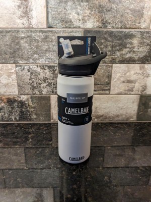 Camelbak 20oz Eddy+ Vacuum Insulated Stainless Steel Water Bottle - White :  Target